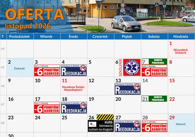 OFERTA NA LISTOPAD 2026 r.